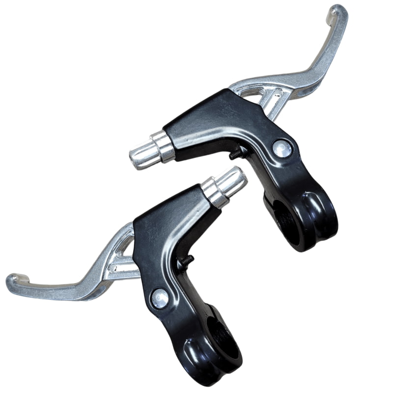 Leva de freno todo aluminio pulida larga 